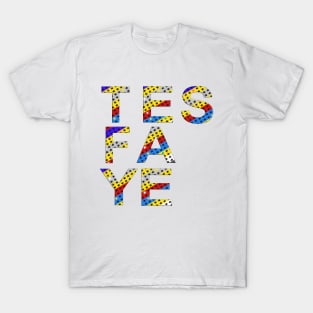 Tesfaye, name, typography T-Shirt